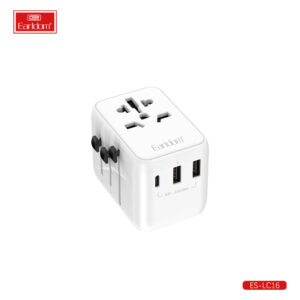 Universal Travel Charger with Dual USB Ports (5V/2.4A Total)